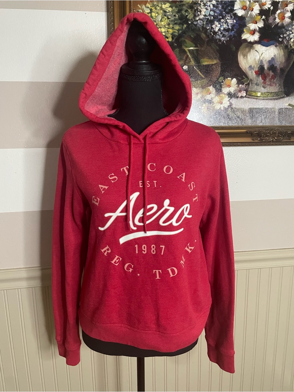 Aero Athletic Dept Pullover Hoodie size small - Picture 2 of 12